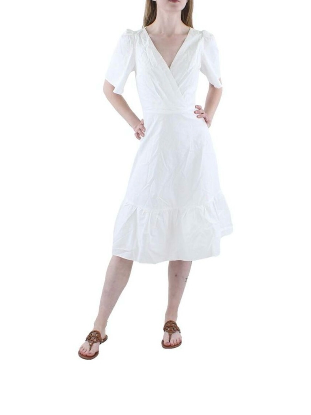 NWT LUCY PARIS WHITE MONA DRESS SIZE S